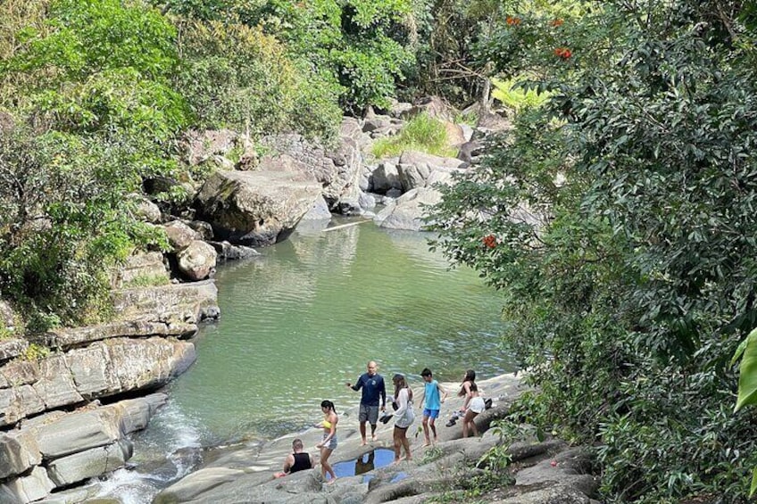 Rio Las Pailas, is part of the El Yunque National Park in Luquillo Puerto Rico.
