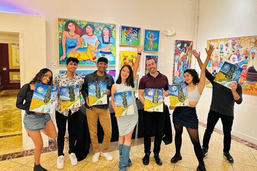 A Sip and Paint Experience in San Francisco