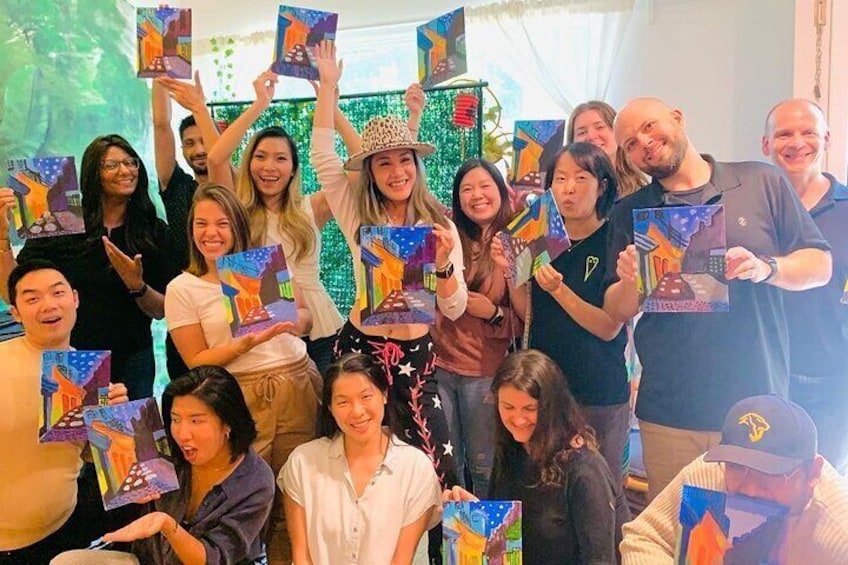 A Sip and Paint Experience in San Francisco