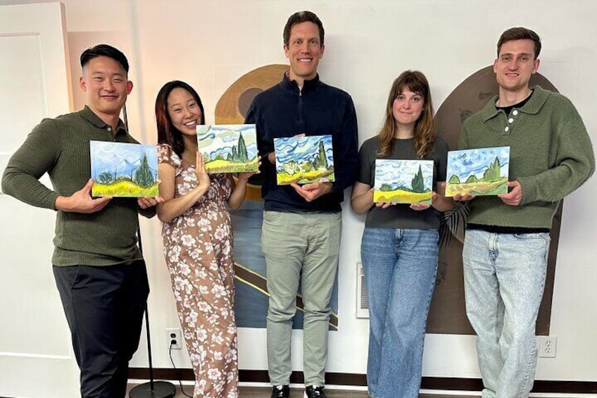 A Sip and Paint Experience in San Francisco