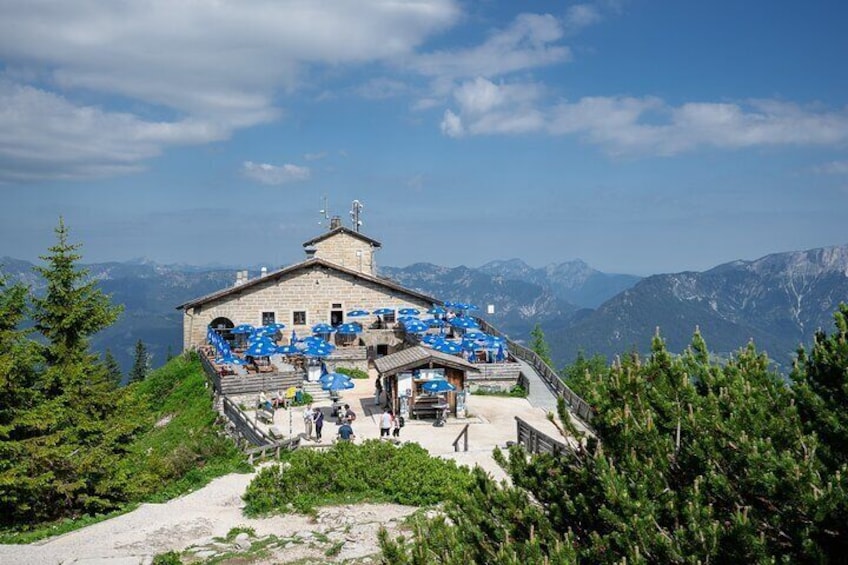 The Kehlsteinhaus (known as the Eagle's Nest)