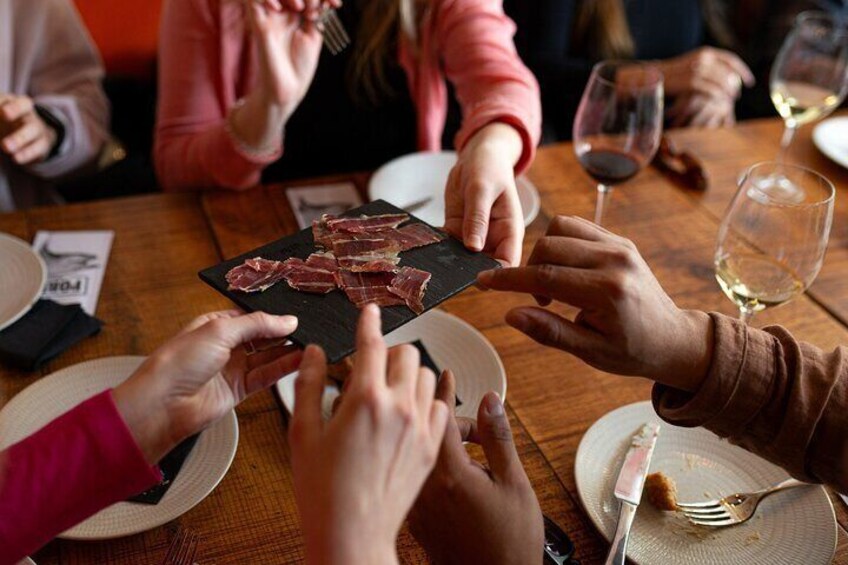 Try traditional Spanish tapas 