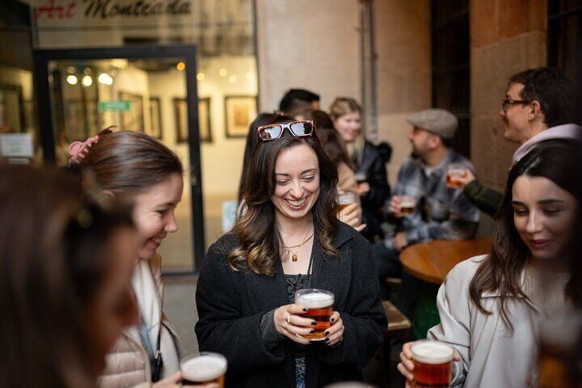 Beer and tapas!