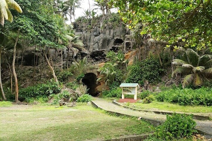 Tour Black Point Tunnel with Guide & Swimming Owia Salt Pond