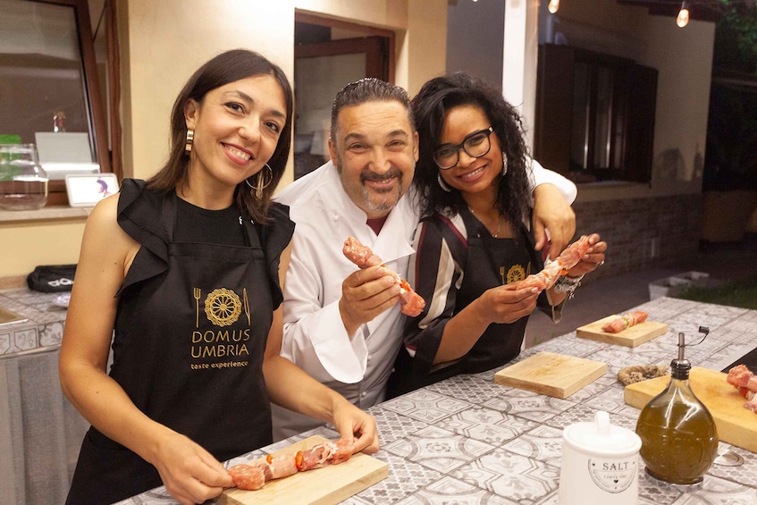 Cooking class of Spoleto recipes, with Chef Stefano