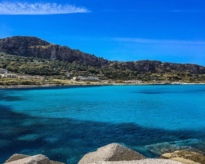 Picture 1 for Activity Palermo: Capo Gallo Private Boat Tour with Snacks and Drinks