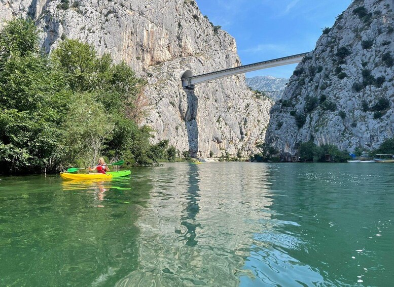 Picture 2 for Activity Omiš River Kayaking & Sea Snorkeling Tour - From Split/Omiš