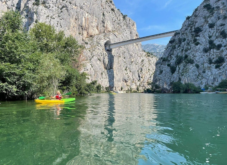 Picture 2 for Activity Omiš River Kayaking & Sea Snorkeling Tour - From Split/Omiš