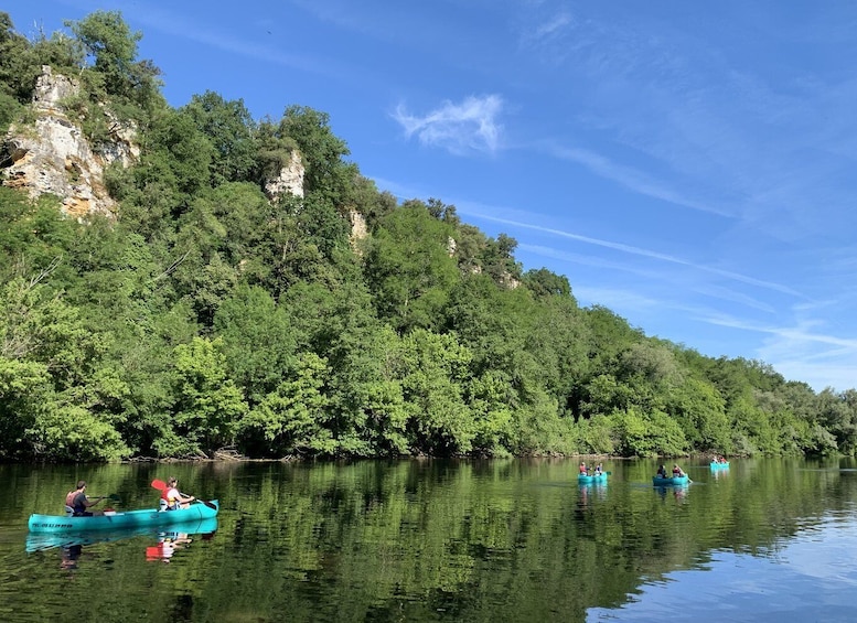 Canoe trip on the Wild itinerary, Dordogne : St Julien-Cénac