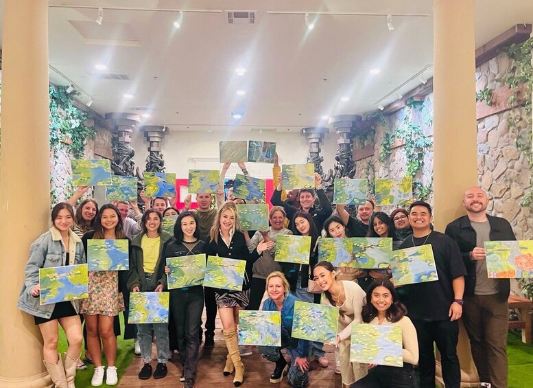 Sip & Paint Team Building Events