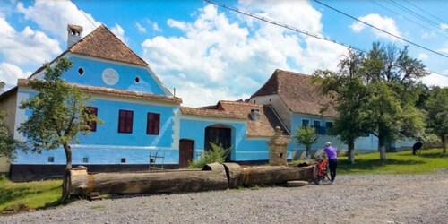 Från Brasov: Viscri, Meshendorf, Bunesti Ebike Tour