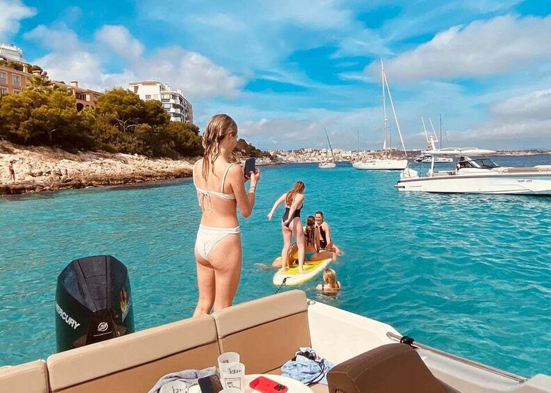 Picture 6 for Activity Palma: Private Boat Tour in Mallorca - Snorkel & Paddle Surf