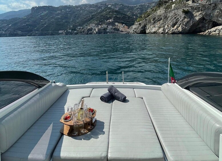 Picture 7 for Activity Amalfi Coast: Scenic Boat Private Tour with Aperitif