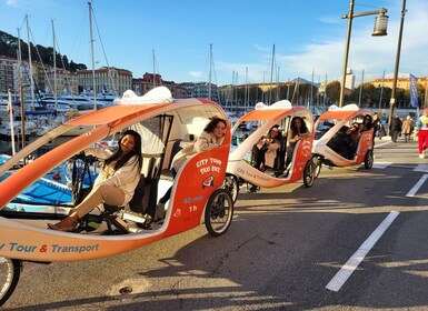 Niza: Visite Guidée en Vélotaxi à assistance électrique.