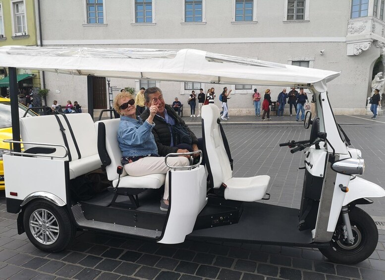 Picture 2 for Activity Budapest: Sightseeing Tour by Electric Tuktuk