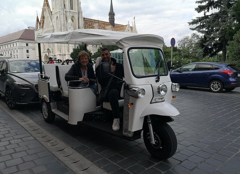 Picture 1 for Activity Budapest: Sightseeing Tour by Electric Tuktuk