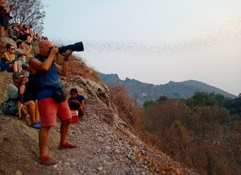 Picture 15 for Activity Bamboo Train rice field Killing Cave Bat Cave &sun set