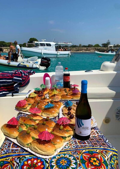 Picture 15 for Activity Marsala: Favignana dinghy tour with wine tasting