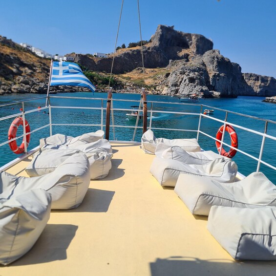 Picture 5 for Activity Lindos: Rhodes South-East Coast Cruise with Swim Stops