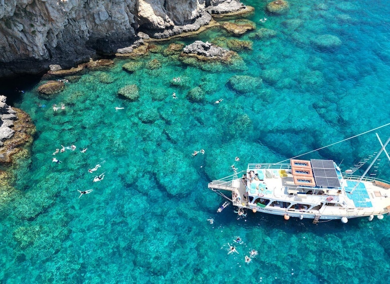 Picture 15 for Activity Lindos: Rhodes South-East Coast Cruise with Swim Stops