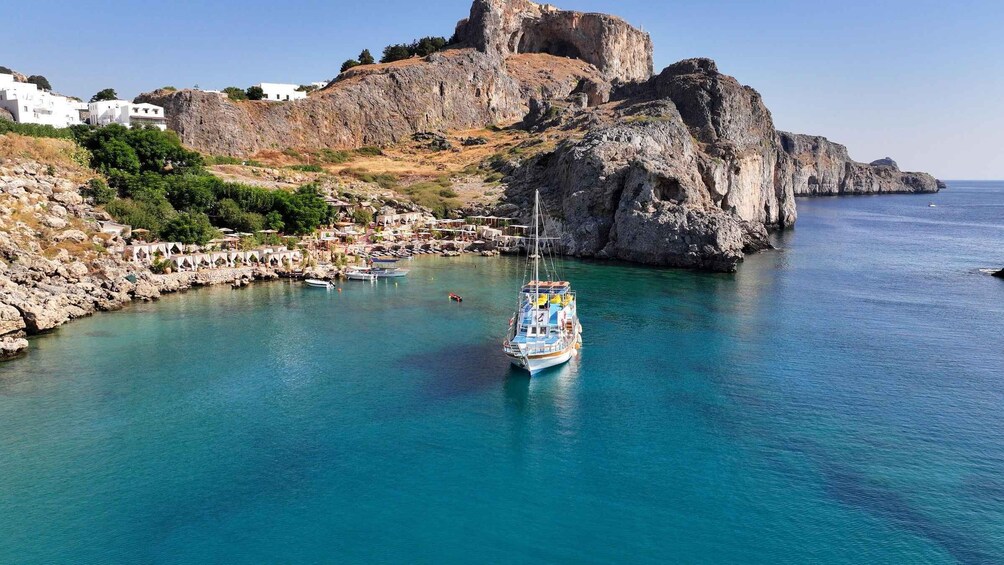 Picture 6 for Activity Lindos: Rhodes South-East Coast Cruise with Swim Stops