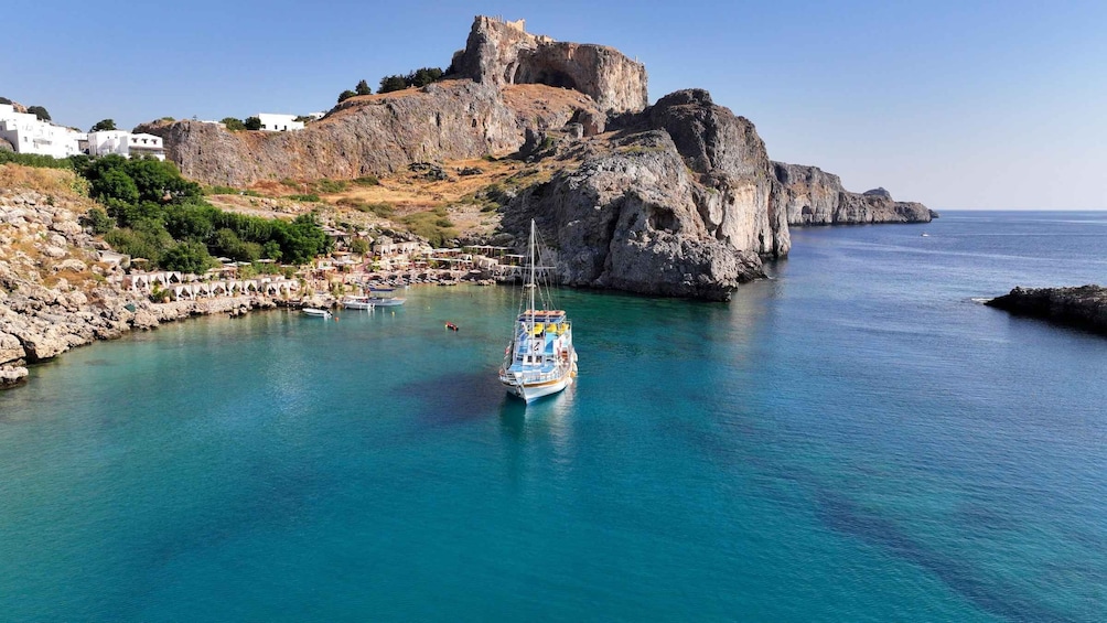 Picture 5 for Activity Lindos: Rhodes South-East Coast Cruise with Swim Stops