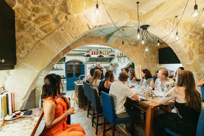 Gozo: Wine Tasting & Open Kitchen Dinner