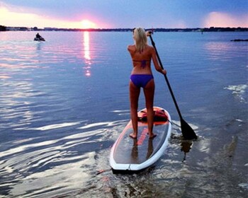 Virginia Beach : Excursion en Stand-Up Paddleboard au coucher du soleil