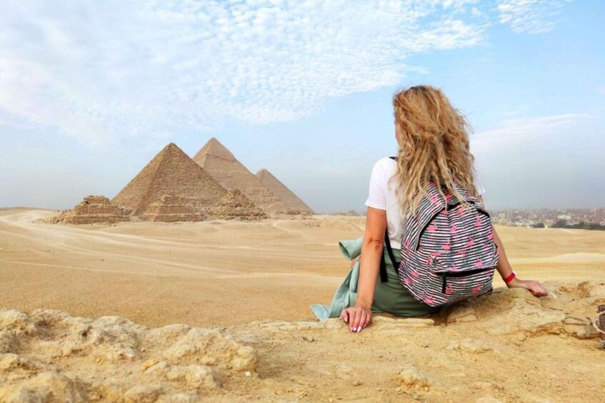Cairo:Pyramids & Sphinx with camel ride