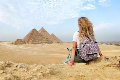 Il Cairo: Tour privato delle Piramidi e della Grande Sfinge con giro in cam...
