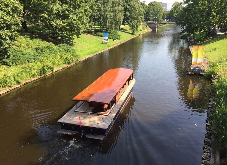 Picture 1 for Activity Riga: Private boat tour in Riga Canal and Daugava