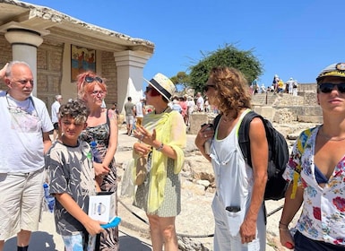 Vanuit Heraklion: Entreebewijs voor paleis Knossos en privétour