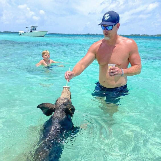Picture 6 for Activity From Nassau: Rose 3-Island Tour with Pigs,Turtles,& Snorkel