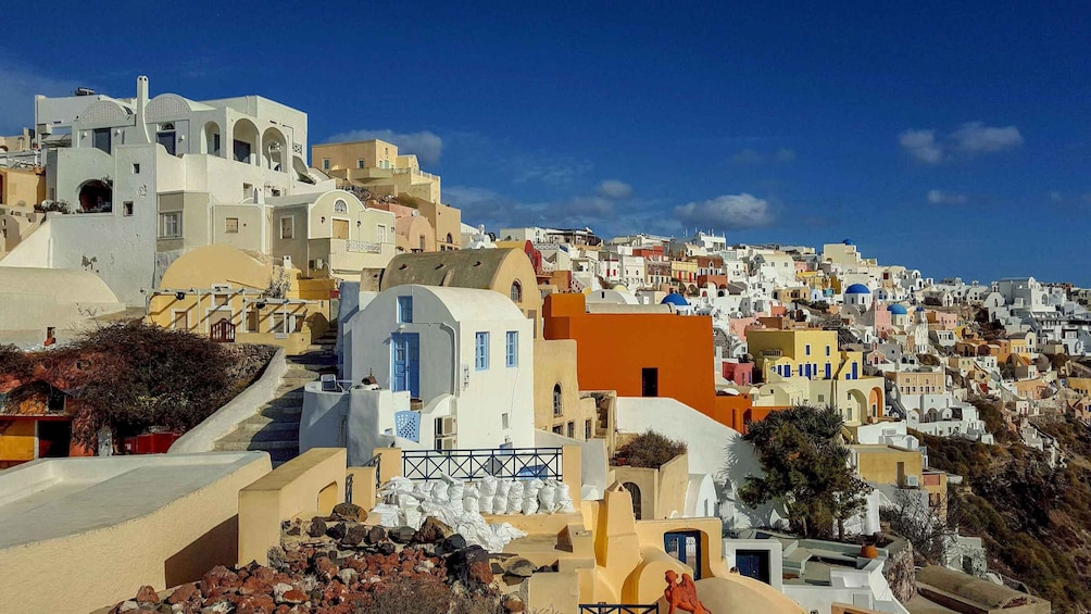 Santorini: Private Sunset Tour with Wine Tasting and Dinner