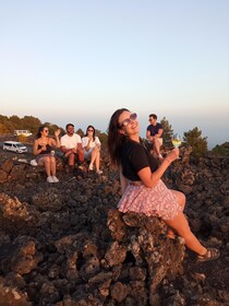 Catane : Coucher de soleil sur l'Etna excursion et vin Etna Doc