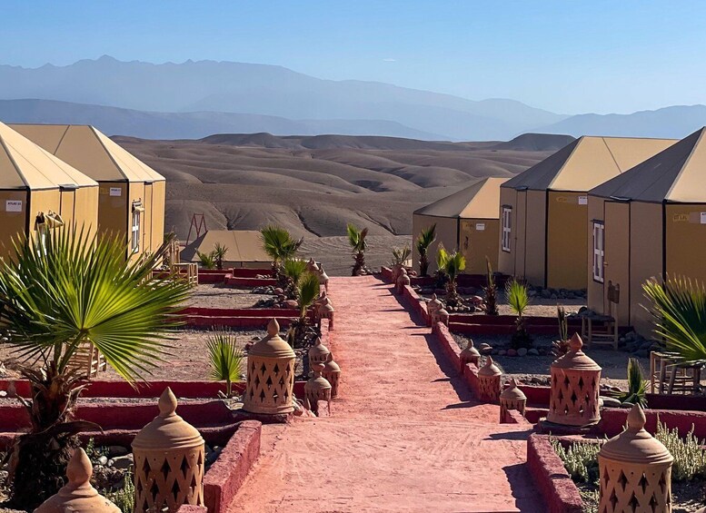 Picture 4 for Activity Marrakech: Agafay Desert Retreat, Tent, Dinner, Show & Pool