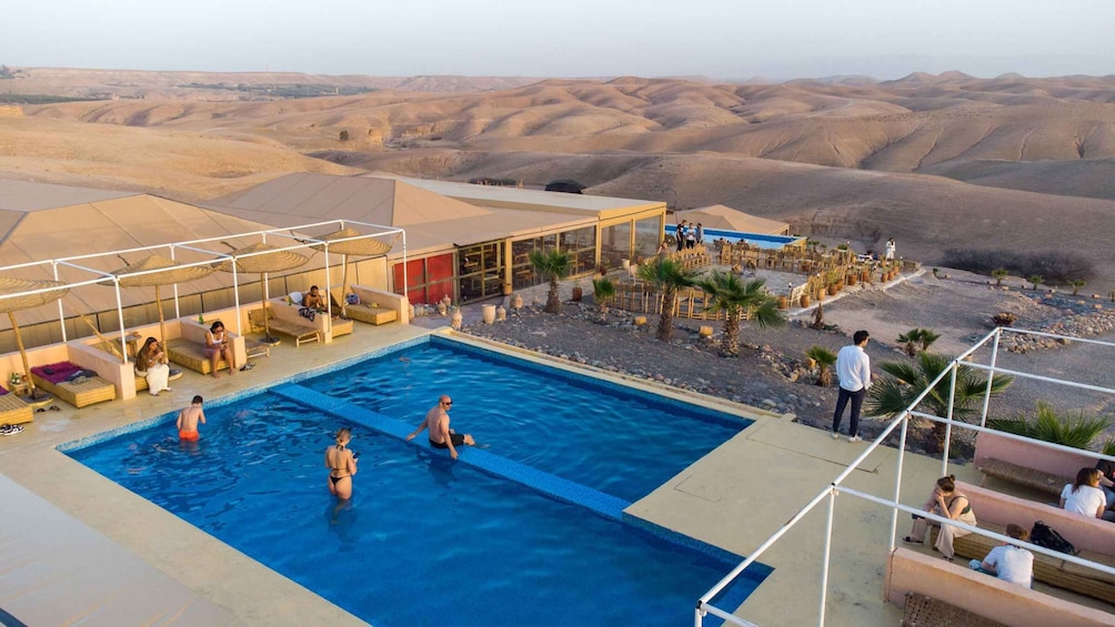 Picture 34 for Activity Marrakech: Agafay Desert Retreat, Tent, Dinner, Show & Pool