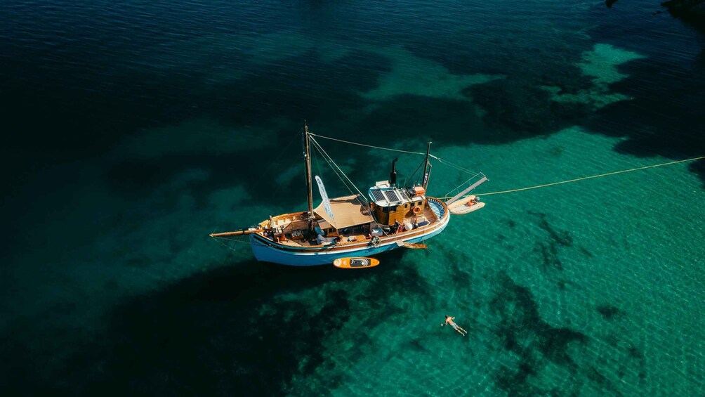 Picture 4 for Activity Lefkada: Private Cruise on a Traditional Kaiki Boat