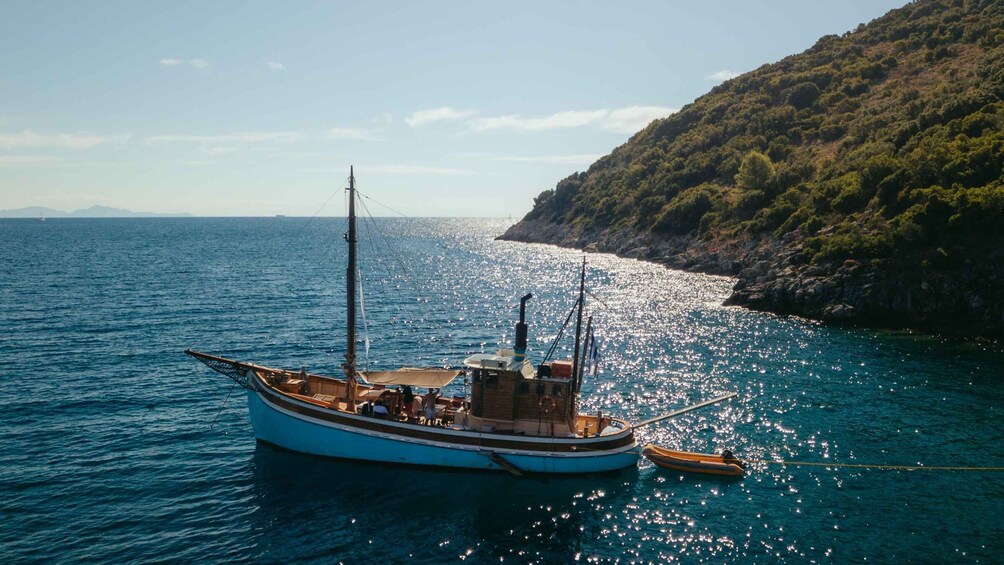 Picture 3 for Activity Lefkada: Private Cruise on a Traditional Kaiki Boat