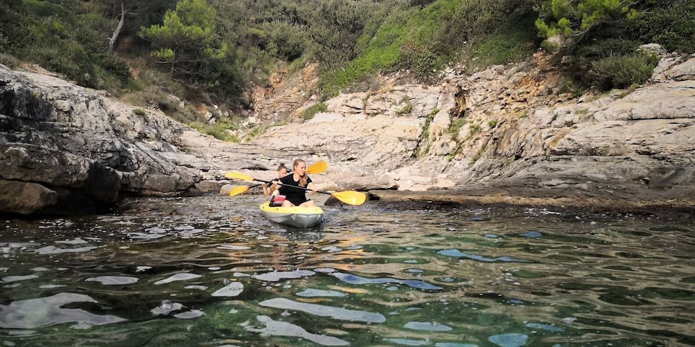 Picture 2 for Activity Pula: Island&Canyon Kayak Tour, Snorkeling and Cliff Jumping