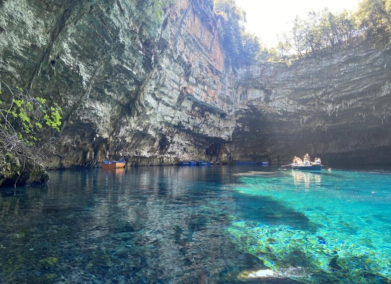 Picture 2 for Activity Kefalonia: Natural Wonders Boat Ride and Beach Visit