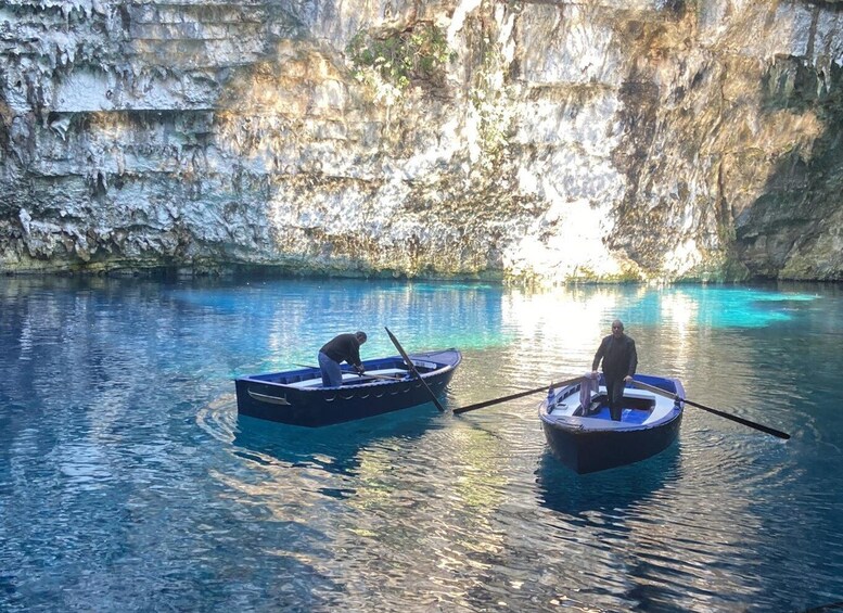 Picture 4 for Activity Kefalonia: Natural Wonders Boat Ride and Beach Visit