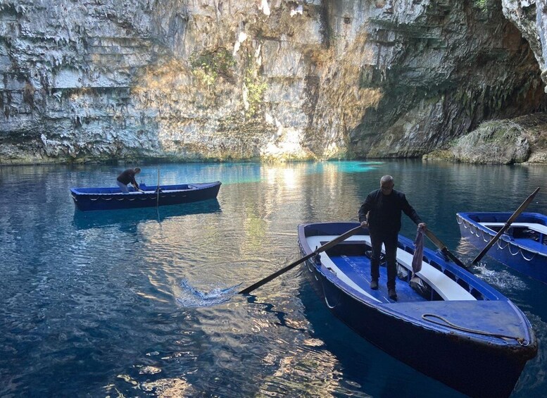 Picture 1 for Activity Kefalonia: Natural Wonders Boat Ride and Beach Visit