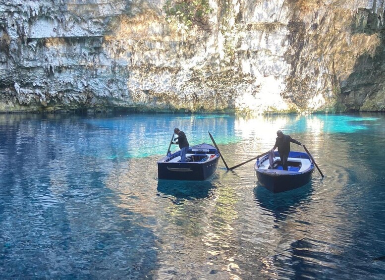 Picture 5 for Activity Kefalonia: Natural Wonders Boat Ride and Beach Visit