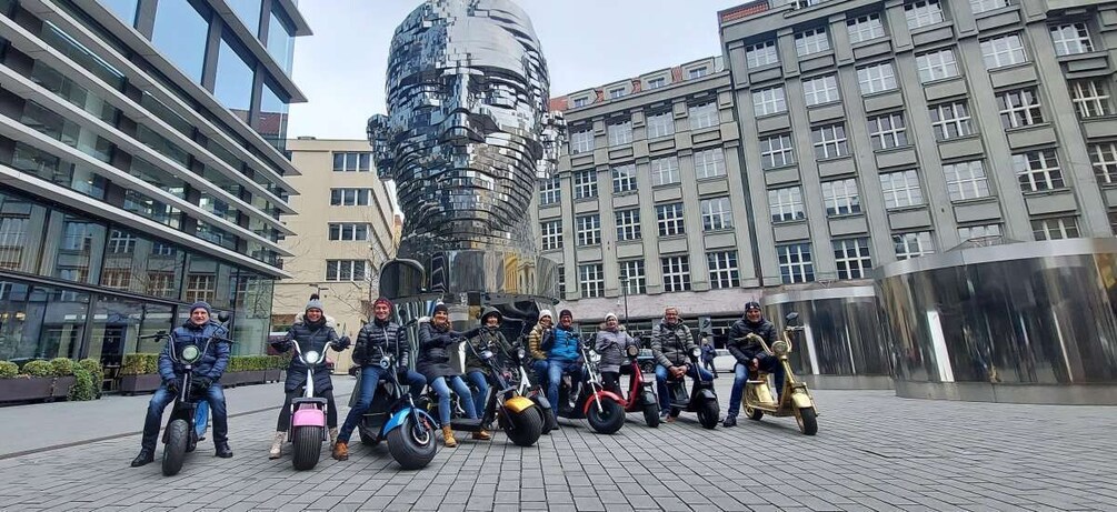 Picture 1 for Activity Prague on wheels: Private, Live-guided tours on eScooters