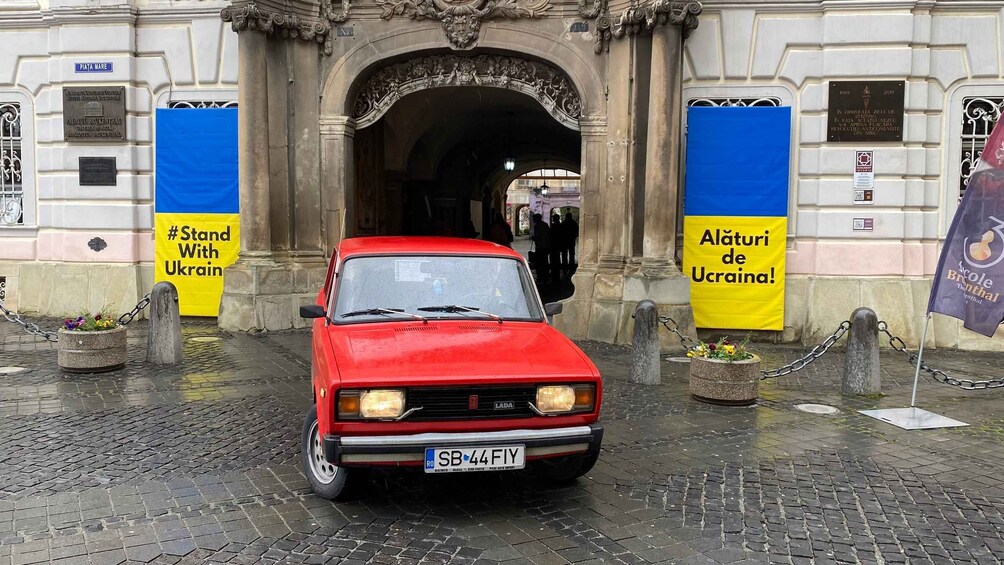 Medias: Private Tour in Vintage Car with Fortified Churches