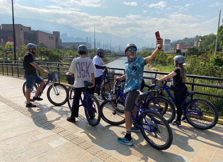 Bike Tour Medellin with Snacks and Local Beer