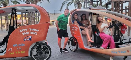 Nizza: Visita guidata in vélotaxi con assistenza elettrica.