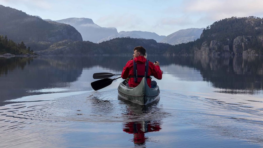 Preikestolen Hidden Trail Hike + Canoe Trip