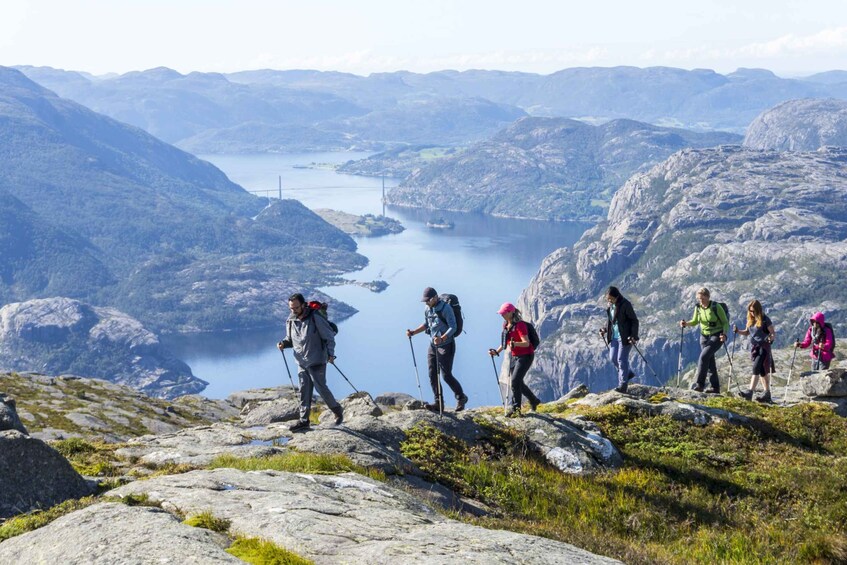 Picture 5 for Activity Preikestolen Hidden Trail Hike + Canoe Trip